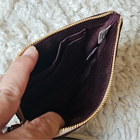 Coach Cream Wristlet Clutch - Picture 6 of 8